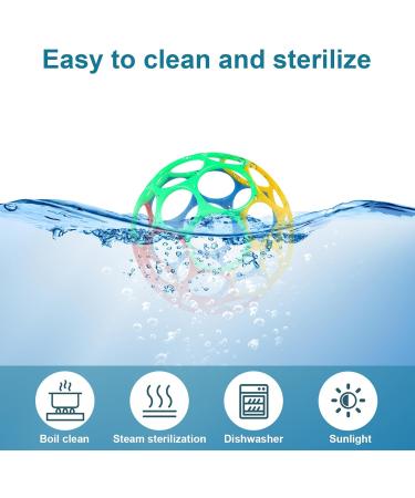 Guoyou BPA-Free Baby Grief Ball - Sensory Toy for 3-12 Months Perfect Baby Teething Ring for Boys & Girls - Buy Online on GoSupps.com