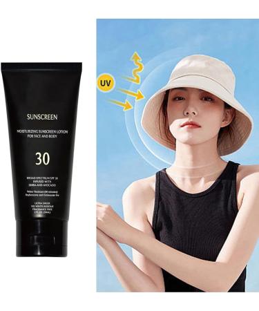 Moisturizing Sunscreen Protective Lotion Spf 30 Sun Protection for Normal Skin Moisturizing and Water-Resistant Sunscreen Water-Resistant - Smooth & Even Complexion 59ml (3PCS) - Buy Online on GoSupps.com