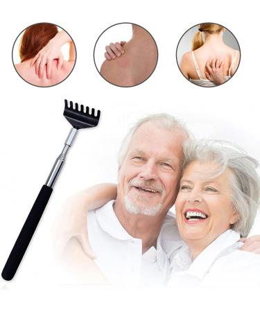 High-Quality Telescopic Back Scratcher - Extendable 68 cm Reach for Head & Back - Black - Buy Online on GoSupps.com