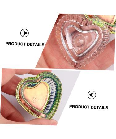 2pcs nail glass crystal cup transparent nail polish clear glass cups nail tools dappen dish with lid Crystal Dappen Dish glass jar with lid nail crystal glass cup nail liquid cup 4X4cm Transparent Color 1 - Buy Online on GoSupps.com