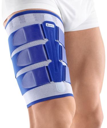 Bauerfeind MyoTrain Thigh Support Brace  Black  Size 3 Size 3 (Pack of 1) Titanium - Buy Online on GoSupps.com