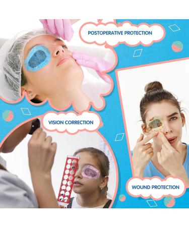 30pcs Adhesive Eye Patches for Kids & Teens - Disposable Eye Pads for Toddlers in 5 Fun Styles | International Shipping - Buy Online on GoSupps.com