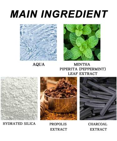 BAMBOO Charcoal Deep Toothpaste - Aktivo Activated Carbon Whitening Fresh Breath Stain Removal (2PC) - Buy Online on GoSupps.com