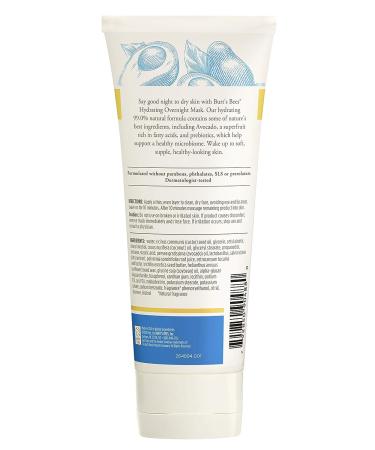 Burt's Bees Hydrating Overnight Mask 2.5 Oz - Unisex Skincare - Buy Online on GoSupps.com
