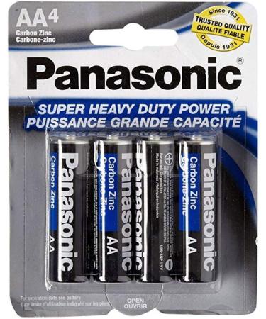 Buy Panasonic 5741 Super Heavy Duty AA Batteries - 8PC Power Carbon Zinc 1.5V - International Shipping Available - Buy Online on GoSupps.com
