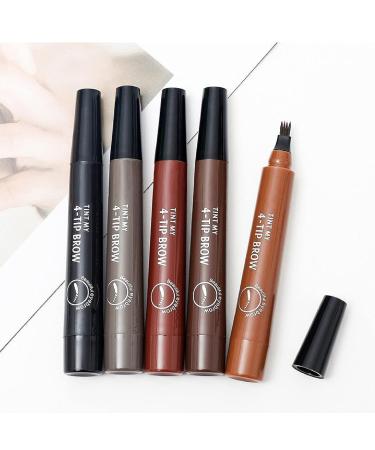 Buy Waterproof Microblading Eyebrow Pencil - Dark Brown (02#) | Precision Micro-Fork Tip for Flawless Brows | International Shipping Available - Buy Online on GoSupps.com
