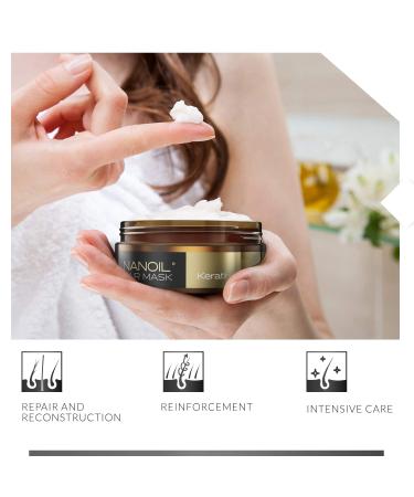 NANOIL Keratin Hair Mask 10fl oz - Revitalize and Strengthen Weak Hair - Buy Online on GoSupps.com