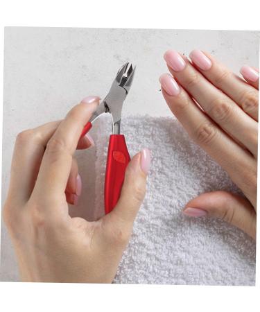 Housoutil Hawk Mouth Pliers Pedicure Nail Cuticle Mouse Halloween Girl Manicure Nail Art Tool para Handle Rubber and Plastic Red Heavy Manicure Tools - Buy Online on GoSupps.com