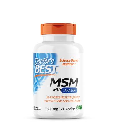 Doctor's Best MSM 1500 mg - 120 Tablets