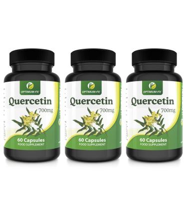 Quercetin 700mg Capsules Not Tablets High Strength Naturally High in Bioflavenoids 60 Capsules 3