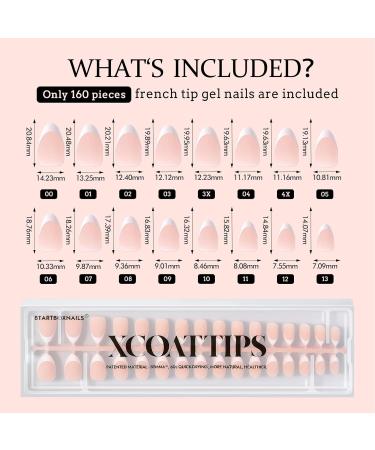 BARTBOX French Press On Nails - Short Almond Soft Gel Nail Tips | Beige 1ml Pack with Pre-Applied Primer & Base Coat | No Filing Required - Buy Online on GoSupps.com