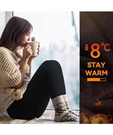 ActinPut Women's High Waist Thermo Leggings - Winter Warm Iron Running Yoga Pants with Pockets - Black & Blue L-XL - Buy Online on GoSupps.com