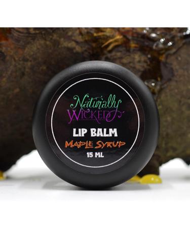Naturally Wicked Maple Syrup Lip Balm | Natural & Vegan Lip Repair Balm | 15ml - Buy Online on GoSupps.com