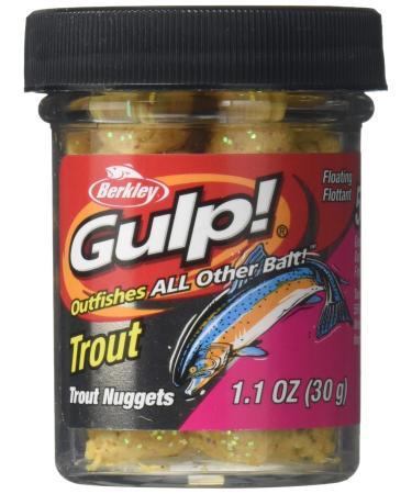 Berkley Gulp! Trout Nuggets, Dough Chunky Cheese - Buy Online on GoSupps.com
