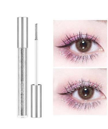  Generisch Glitter Mascara for Eyelash | Durable Waterproof Glitter Mascara Eyeshadow Volumizing Glitter Colorful Mascara Smudge Shimmer Mascara | for Women and Girls Eye Makeup - Buy Online on GoSupps.com