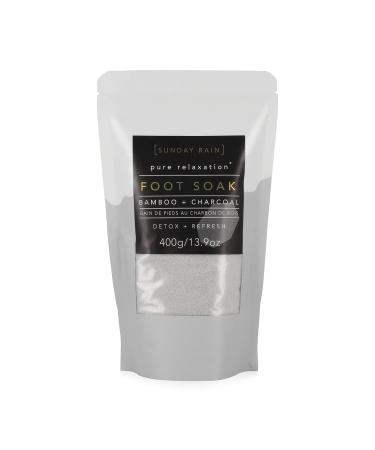 Sunday Rain Pure Relaxation Foot Soak Bamboo + Charcoal 13.9 oz (400 g)