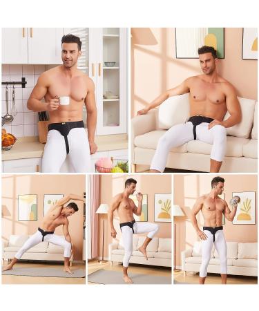 TENB Hernia Belt for Men Groin Support - Inguinal Truss with Adjustable Waist Strap and Compression Pads, Black, Medium - Buy Online on GoSupps.com