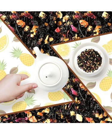 Plant Gift Hawaiian Black Tea Oganic Fruit Herbal Tea All Natural Flavors Loose Leaf Ceylon Roselle Papaya Pineapple Mango Grape Lemon Non GMO Vegan Tea Bags Into Iced Tea & Hot Tea 70G/2.5oz - Buy Online on GoSupps.com