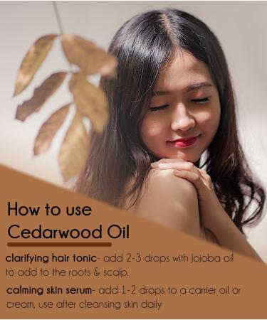 Cedarwood (Texas) Essential Oil - 4 fl oz - Amber Glass Bottle w/Glass Dropper - 100% Pure & Natural - GreenHealth - Buy Online on GoSupps.com