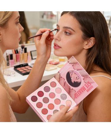 Makeup Book Palette - Blendable Highlighter Powder Long Lasting - Bronzing Makeup Book Style | for Beginner Girls Birthday Valentine's Day Wedding Dating Party - Buy Online on GoSupps.com