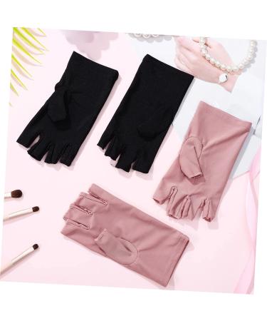 POPETPOP UV Manicure Gloves 8 Pairs Uv Gloves Nail Art Accessory Nail Art Gel Gloves for Gel Nails Anti-uv Fingerless Gloves Nail Gel Nail Art Accessories Anti-black Cotton Anti Gloves - Buy Online on GoSupps.com