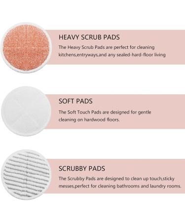 8 Pack Spinwave Mop Pads Replacement Set for Bissell Spinwave 2039A 2124 - BeiLan (8Pcs 1 Pack) - Round Mop Pads - Buy Online on GoSupps.com