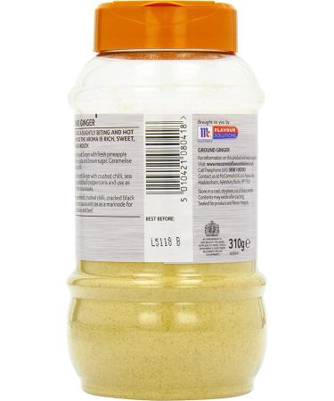 Schwartz Ground Ginger Powder Warm and Sweet Aromatic Spice for Indian Curry Sauce 310Gram | Rich in Aroma | Tested Pure Quality | Sold by Essential Products - Buy Online on GoSupps.com