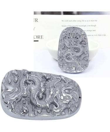 Verdant Touch Terahertz Dragon Fan Necklace - Natural Carved Stone 60x180 cm | Unique Jewelry Production - Buy Online on GoSupps.com