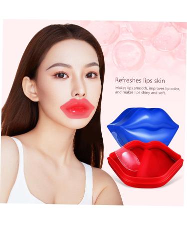 KOMBIUDA 2 Boxes Lip Mask Lipmask Lip Sheet Mask Portable Lip Gel Pads Sleeping Lip Gel Pads Lip Skin Mask Women Cosmetic Home Lip Moisturizing Tool Abundance Facial Mask Patch - Buy Online on GoSupps.com