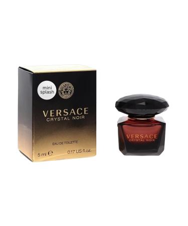 Versace Crystal Noir for Women Eau de Toilette Splash 5ml 0.17 Fl Oz (Pack of 1)