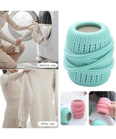 Laundry Balls Reusable Eco-Friendly Premium All Natural Soft Washer Ball Laundry Washing Balls Green - Buy Online on GoSupps.com