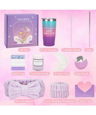 Buy Lavender Pamper Gifts for Women | Unique Self Care Spa Bath Set for Birthdays & Relaxation - Perfect for Mum Friend Sister & Wife - Buy Online on GoSupps.com