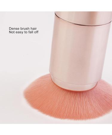 Loose Powder Brush 5 in 1 Makeup Brush Ergonomic Soft Hair Rose Gold Safe Portable Professional for Travel for Makeup Artist - Buy Online on GoSupps.com