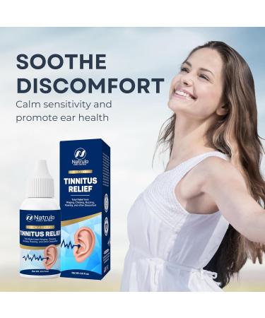 Tinnitus Relief Drops - Natural Ear Ringing Treatment Soothing Ear Wax Removal & Hearing Improvement - Made in USA - Buy Online on GoSupps.com