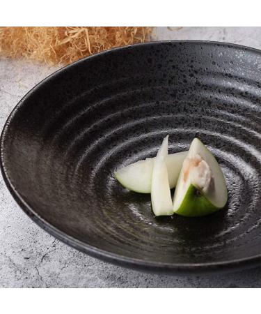 JF-Xuan 700ml Creative Retro Noodle Bowl Ceramics Tableware Plate Black Salad Bowl (Color : 6912001000) Bowls - Buy Online on GoSupps.com
