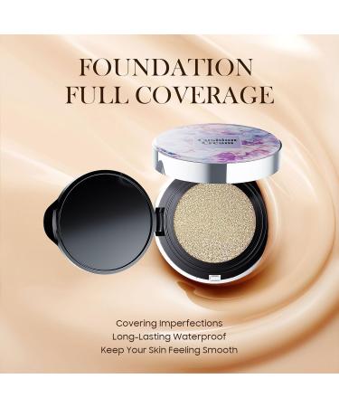 Air Cushion CC Cream - Long-Lasting Waterproof BB Foundation for Mature Skin | Brightening & Moisturizing Full Coverage Concealer for Even Skin Tone - Buy Online on GoSupps.com