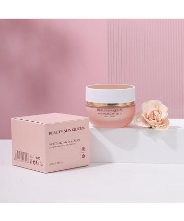  Generisch Moisturizing day cream with rose water grapeseed oil and hyaluronic acid - Anti-aging strengthens the skin barrier absorbs quickly nourishing cream for the - Buy Online on GoSupps.com
