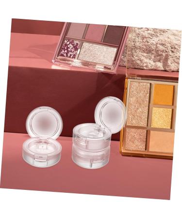 POPETPOP 4pcs Makeup Palette Set - Empty Eyeshadow Blusher & Lip Balm Cases for Travel | Versatile Makeup Organizer - Buy Online on GoSupps.com