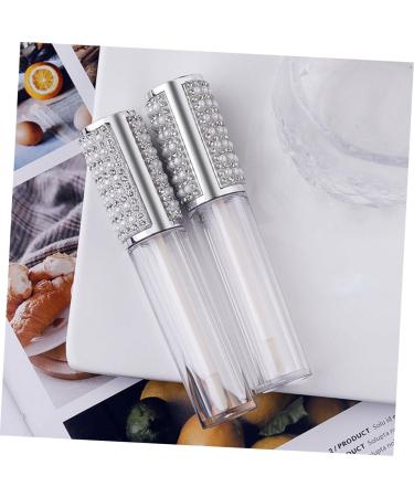 Angoily Lot de 10 Tubes de Gloss L vres Rechargeables en Verre 5 Ml Flacons Vides Ronds pour Soin des L vres Nacr Contenant L ger et Portable pour Maquillage et DIY - Buy Online on GoSupps.com