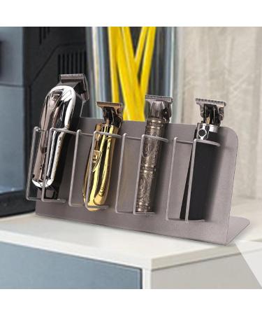 Barber Clipper Holder | Barber Hair Holder Stainless Steel Hair Tool Organizer Anti-Slip Salon Tools Box for Hairdresser Beard Shaver Hair Trimmer - Buy Online on GoSupps.com