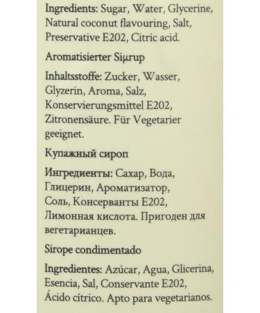 Simply Coconut Syrup 1 Litre - Buy Online on GoSupps.com