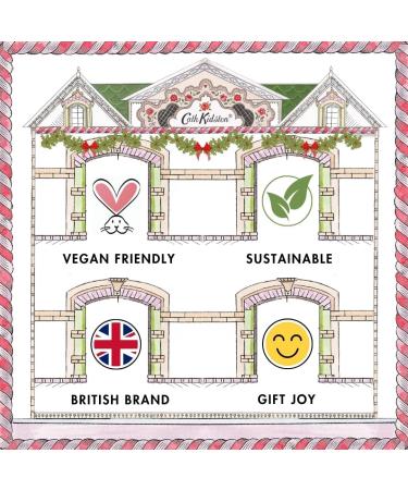 Cath Kidston Lip Balm Mirror Compact 6g Display Tray Eggnog Flavour Travel Size & Vegan Beauty Gift for Her Christmas Decoration & Stocking Filler  - Buy Online on GoSupps.com