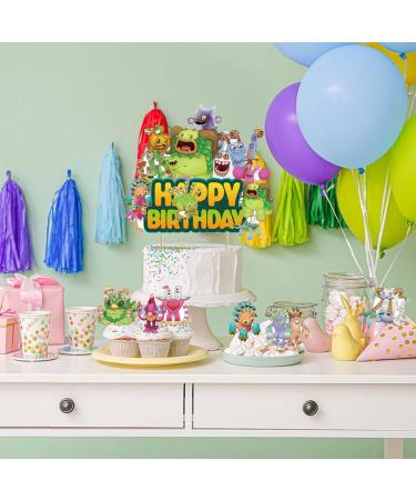 37pcs My Singing Monster Birthday Decorations Singing Monster Cupcake Toppers Monster Birthday Cake Toppers Singing Monster Party Decorations Themed Party Cake Decorations Supplies - Buy Online on GoSupps.com