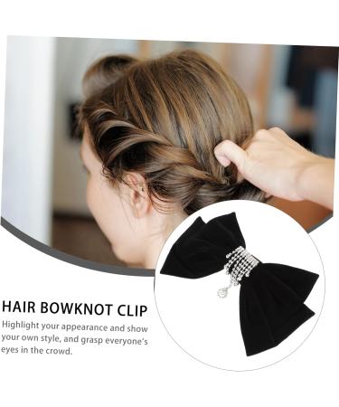 Beaupretty Hair Barrettes hairpin girl decor Bow Women Barrettes bow decor french barrette clips bow clip bow hairclips photo prop large claw Miss rhinestones Hair Pin - Buy Online on GoSupps.com