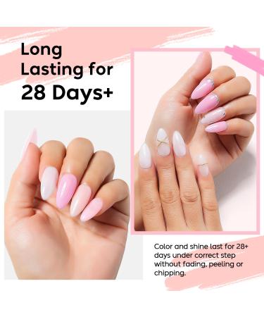 Nicedeco Rubber Base Set - 8ml | 6 HEMA-Free Colors | Soak Off Gel Nails - International Shipping Available - Buy Online on GoSupps.com