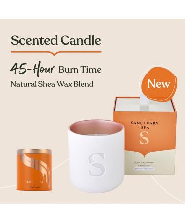 Sanctuary Spa Signature Candle 260g | Jasmine Bergamot & Grapefruit Scent | Natural Shea Wax | 45hr Burn Time | Gift Box - Buy Online on GoSupps.com