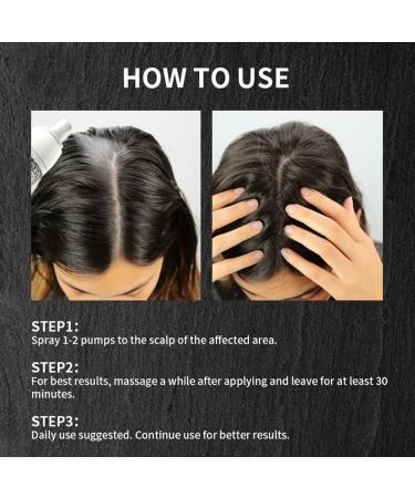 Rice Water Hair Growth Spray with Biotin, Caffeine & Rosemary Oil for Hair Loss - Promotes Effective Regrowth & Thickening - Buy Online on GoSupps.com