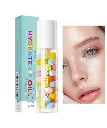 G n rique Moisturizing Lip Oil Moisturizing Lip Oil - Non-sticky Roll-On | Long-lasting natural non-sticky lip care 5 ml