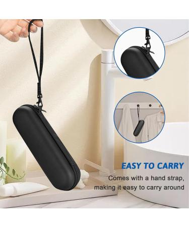Buy Salenependent Electric Toothbrush Case - Portable Hard Shell Travel Holder with Accessories - Black & Silver - Buy Online on GoSupps.com