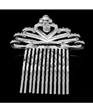 Princess Tiara Comb - Flower Girls Crystal Rhinestone Crown Hair Accessories by Honbay - Buy Online on GoSupps.com